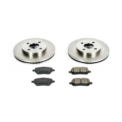 PowerStop OE Stock Replacement Low-Dust Ceramic Brake Pad and Rotor Kit