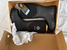 Muck Boot Co Men's Chore Cool Steel Toe Tall Boot, Black, Size 6 Mens /7 Women’s