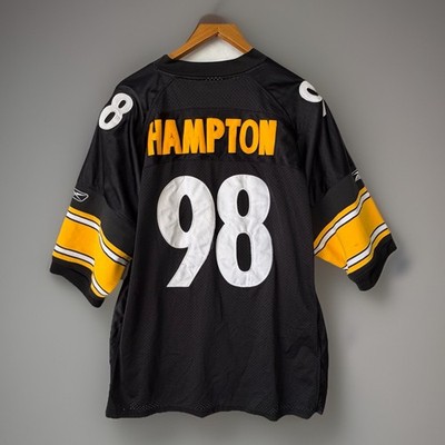 NFL Pittsburgh Steelers Football Reebok Jersey #98 Casey Hampton