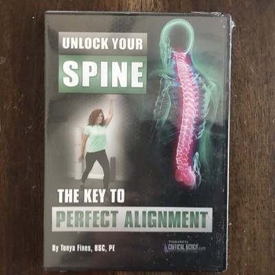 Unlock Your Spine The Key to Perfect Alignment Tonya Fines DVD 2023 Sealed