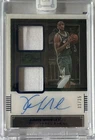 Panini 2020-21 One and One Khris Middleton Dual Jersey Auto DJA-KMD 03/35
