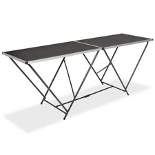 Folding Pasting Table MDF and Aluminium 200x60x78 cm vidaXL