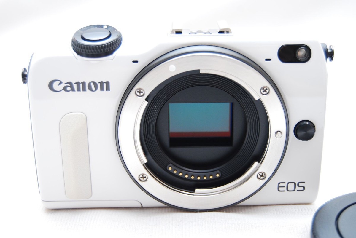 Excellent+] Canon EOS M2 Mirrorless Camera 18.0 MP White With