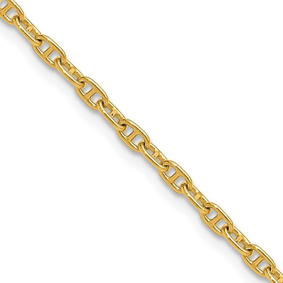 #ad 14k 2.35mm Mariners Link Chain Necklace $1620.86