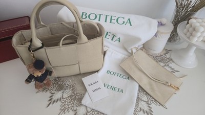 Bottega Veneta Mini Arco Tote with Pouch, Brand Card, Dust Bag