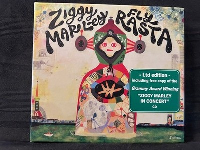 Ziggy Marley  Fly Rasta/In Concert  Limited Edition - TWO CD SET - LIKE NEW