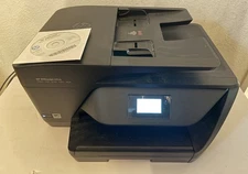 HP OfficeJet 6958 Plus All-In-One Inkjet Printer W/ Power Adapter,CD & USB Cable