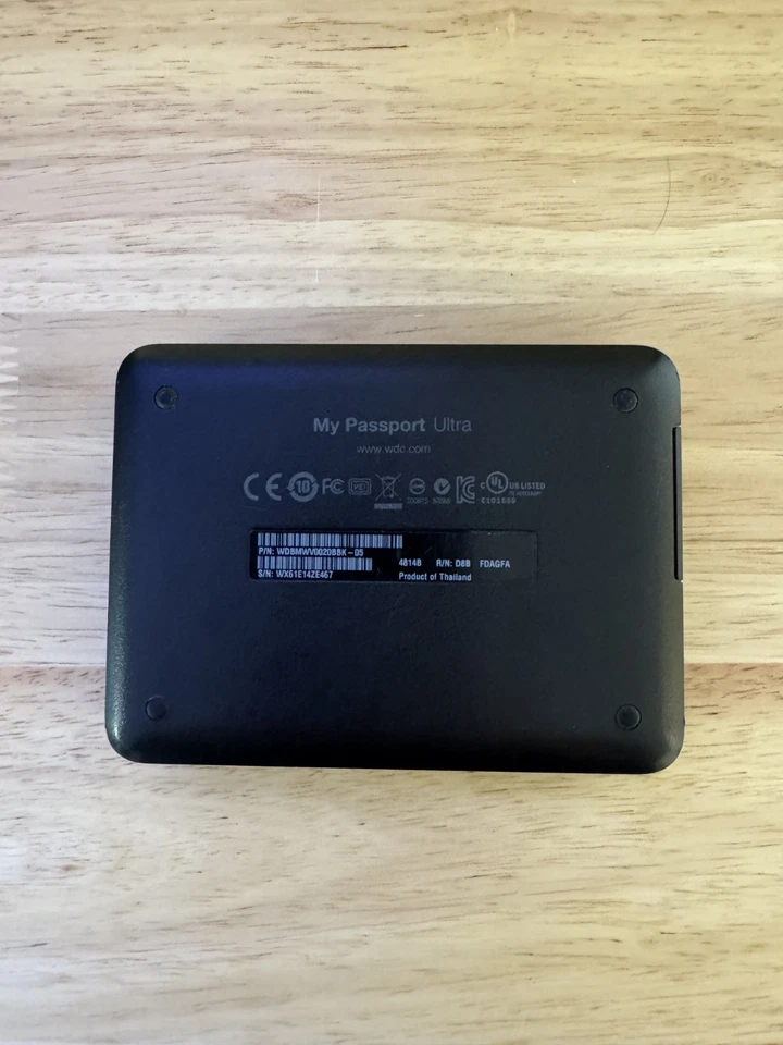 WD My Passport Ultra - 2 TB External, Portable Hard Drive -  WDBBKD0020BBK-0A - Image 2 of 2
