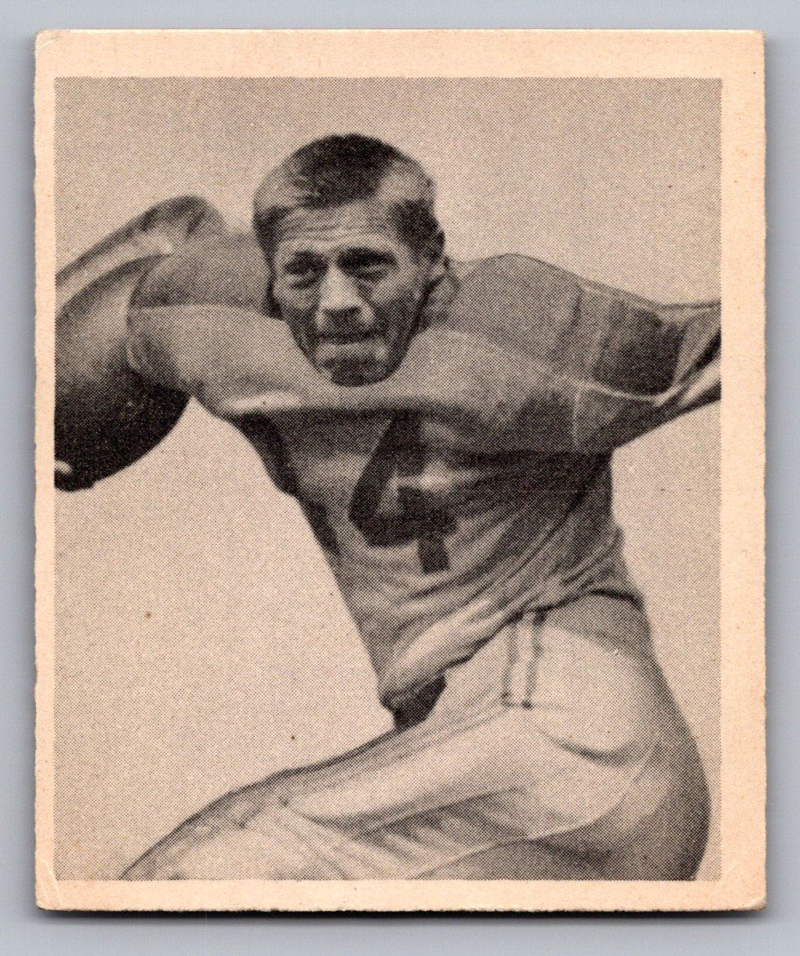 Mike Micka #35 Football Cards 1948 Bowman trading card — raw and PSA graded price guide