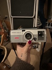 Vintage Kodak Brownie Super 27 Camera w/ Flash Close-Ups Beyond 8ft Untested