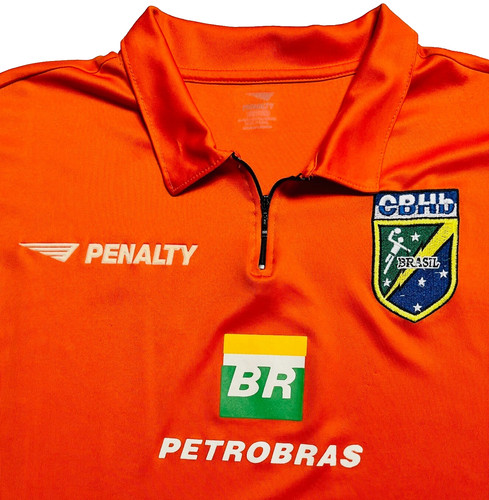 Rare Penalty CBHL Brasil Handball Men's 2XL Petrobras Jersey Shirt