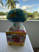 Living on the Veg Series 1 PlushWhite Base with Blue/Green Fuzzy Top
