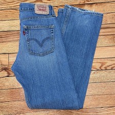 Y2K Levi's 514 Slim Straight Blue Denim Jeans Boys/Youth Size 18 Regular 29x29