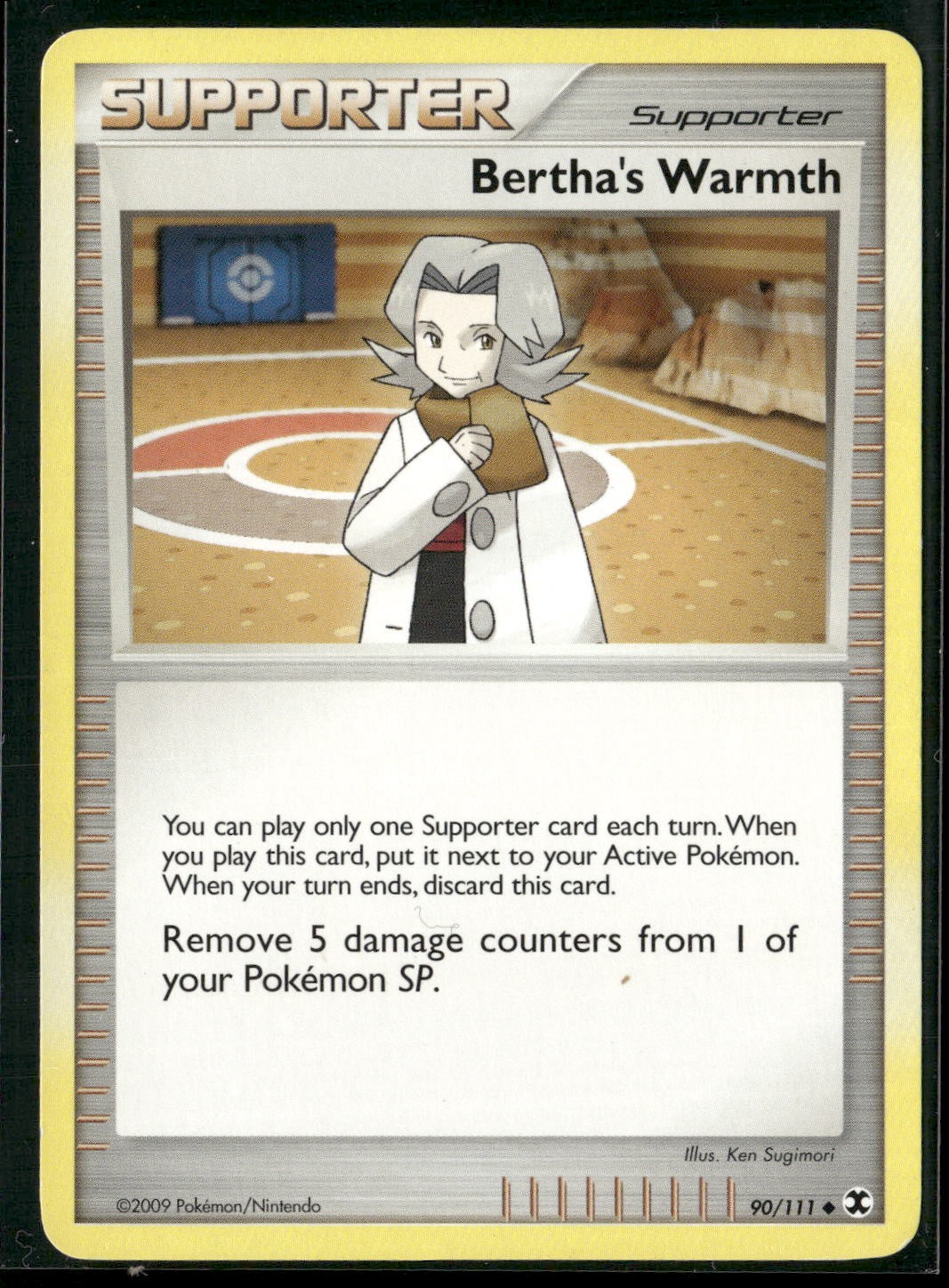 Bertha's Warmth 90/111 Uncommon Rising Rivals Pokemon Lightly Played