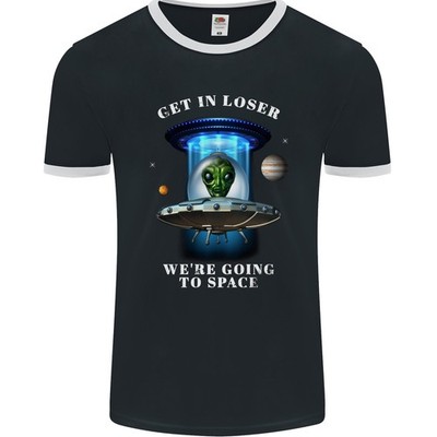 Get IN Verlierer Lustig Alien UFO Herren Ringer Fotl