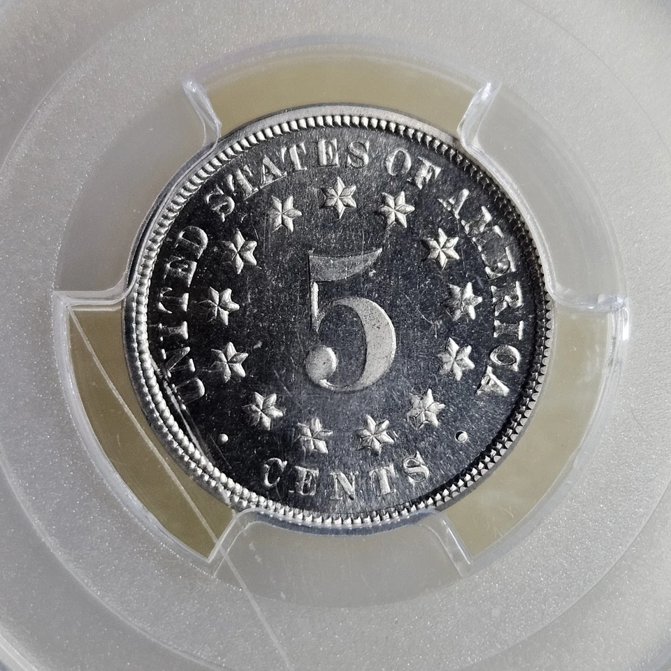 1874 Proof Shield Nickel PCGS PR66CAM Cameo CAC PF66 Ultra Gem Key Date - Image 3 of 4