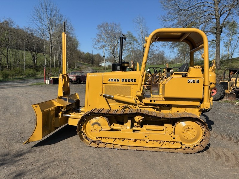 John Deere 550B Dozer With GPS Laser Guide