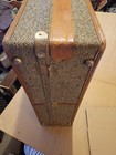 Vtg Hartmann Tweed & Leather 25” X 19" X 8" Won't UnLock Luggage Suitcase Good  — photo 7