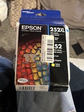 NEW SEALED Genuine Epson 252XL Black 252 Color Inks T252XL-BCS
