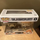 Funko pop The Scranton Boys 2 Pk The Office Michael Plus Cereal Custom Listing
