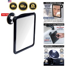 Fogless Shower Mirror for Shaving with Upgraded Suction, Dual Anti Fog Design...