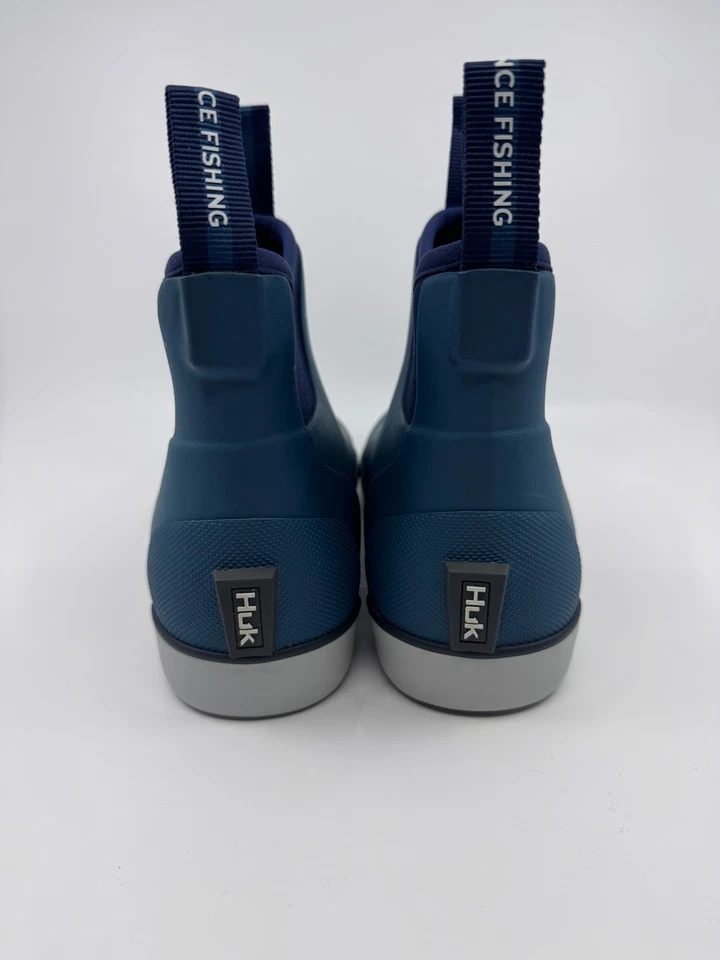 Botas de lluvia y/o pesca impermeables Huk para mujer Deck Wave, azul/verde azulado Foto 3 de 4