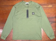 NWT Stone Island Green Patch Long Sleeve T-Shirt Men’s Size L