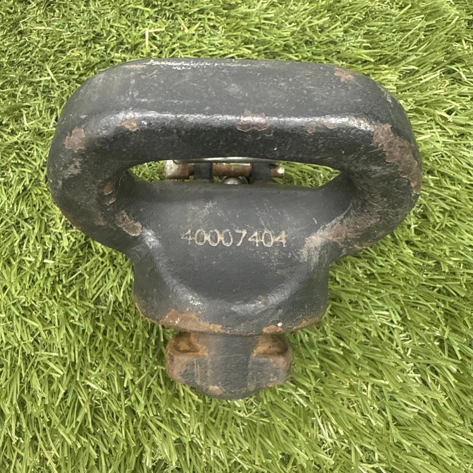 Anclaje de cadena de seguridad de cuello de cisne Dodge Ram sistema de disco OEM único 2018-2025 Foto 3 de 4