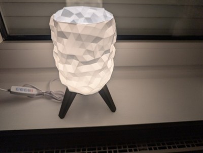 3d Gedruckte Designerlampe mit LED Beleuchtung Tischlampe