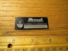 Maserati Metal Display Plaque CMC Revival Model & Diecast 1/24 1/18 1/43 1/87