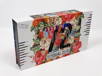 72 Dual Brush Pens Set   Fineliner und Brush Marker für Kunst und Handlettering