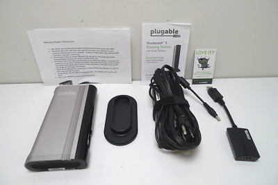 Plugable Thunderbolt 3 Docking Station  w/ Power Delivery | TBT3-UDV