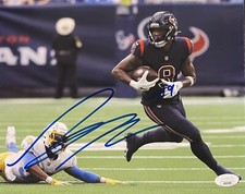 Brevin Jordan Signed Autographed Houston Texans 8x10 Photo JSA