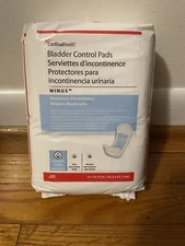 Cardinal Health Wings Moderate Absorbency 1 Pack Bladder Control 20 pads