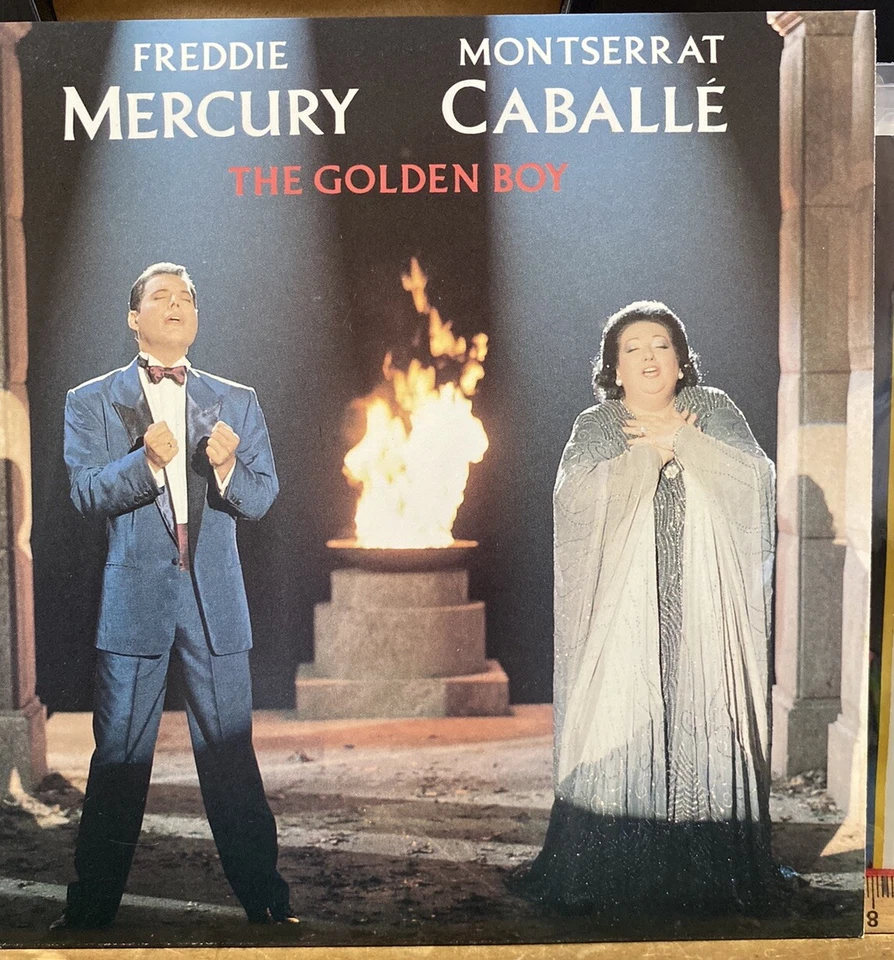 FREDDIE MERCURY & MONTSERRAT CABALLE- THE GOLDEN BOY 7"45RPM SINGLE AUSTRALIA'88 - Image 2 of 4