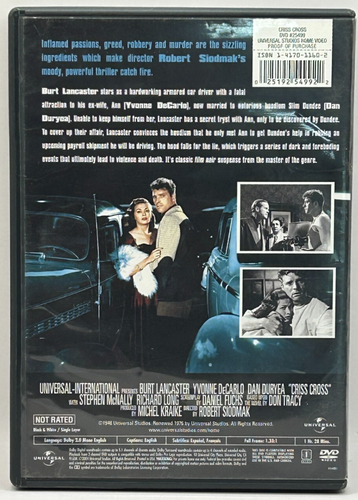 Criss Cross DVD 1949 - Foto 2 di 3