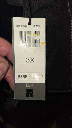 pj mark Gilet Homme Denim Large Noir 3XL Neuf avec étiquettes - Photo 4 sur 6
