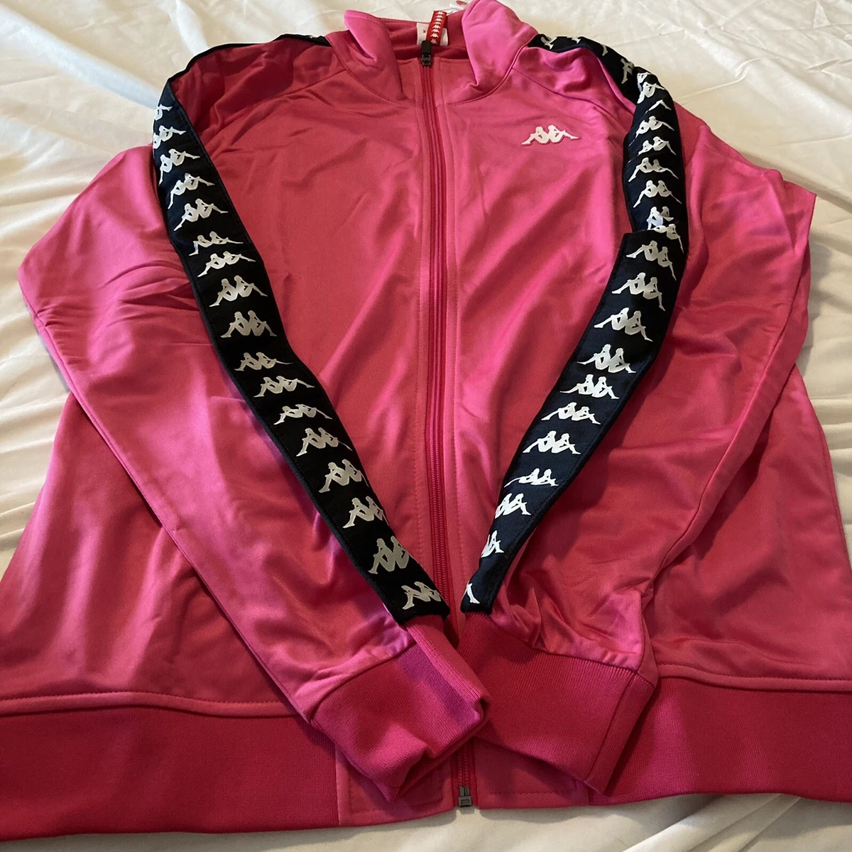 kappa Full zip track jacket men s fuchsia pink size XL Banda