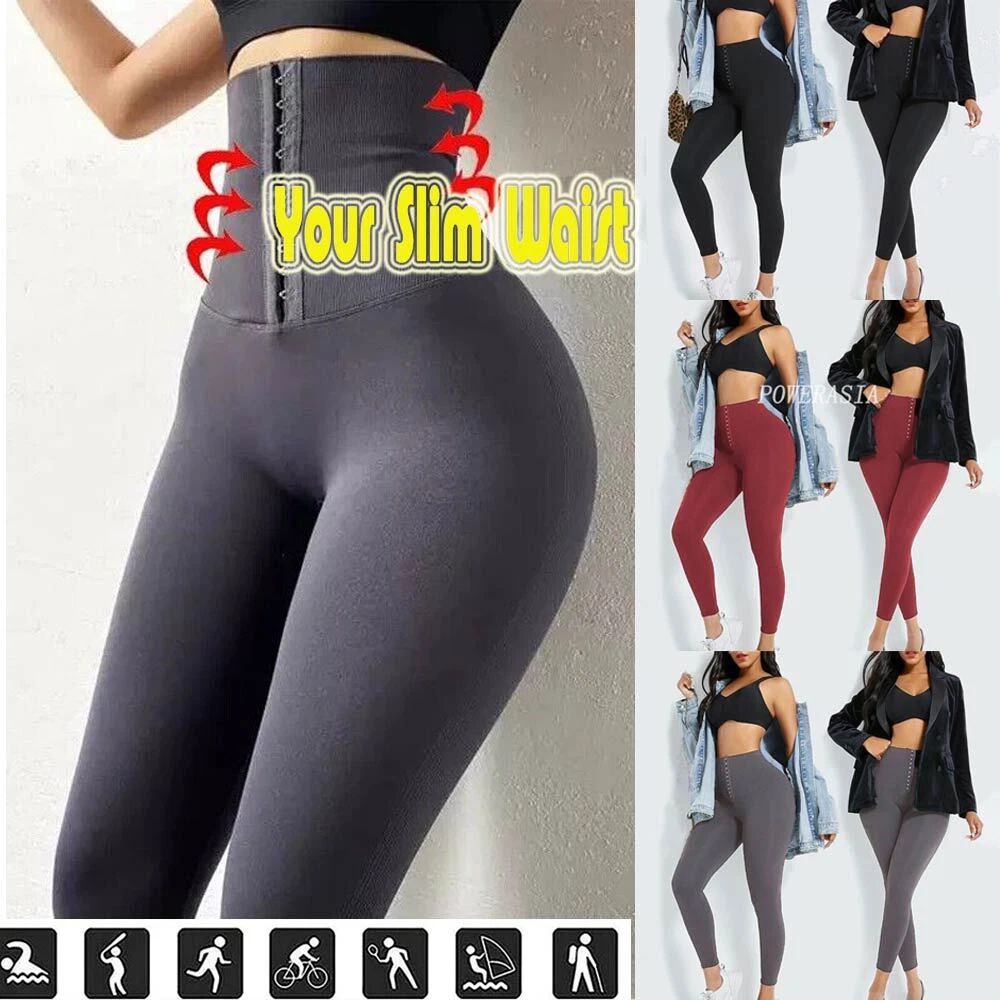 Ladies Shapewear Body Shaper Tummy Control Corset Yoga Pants High Waist  Leggings