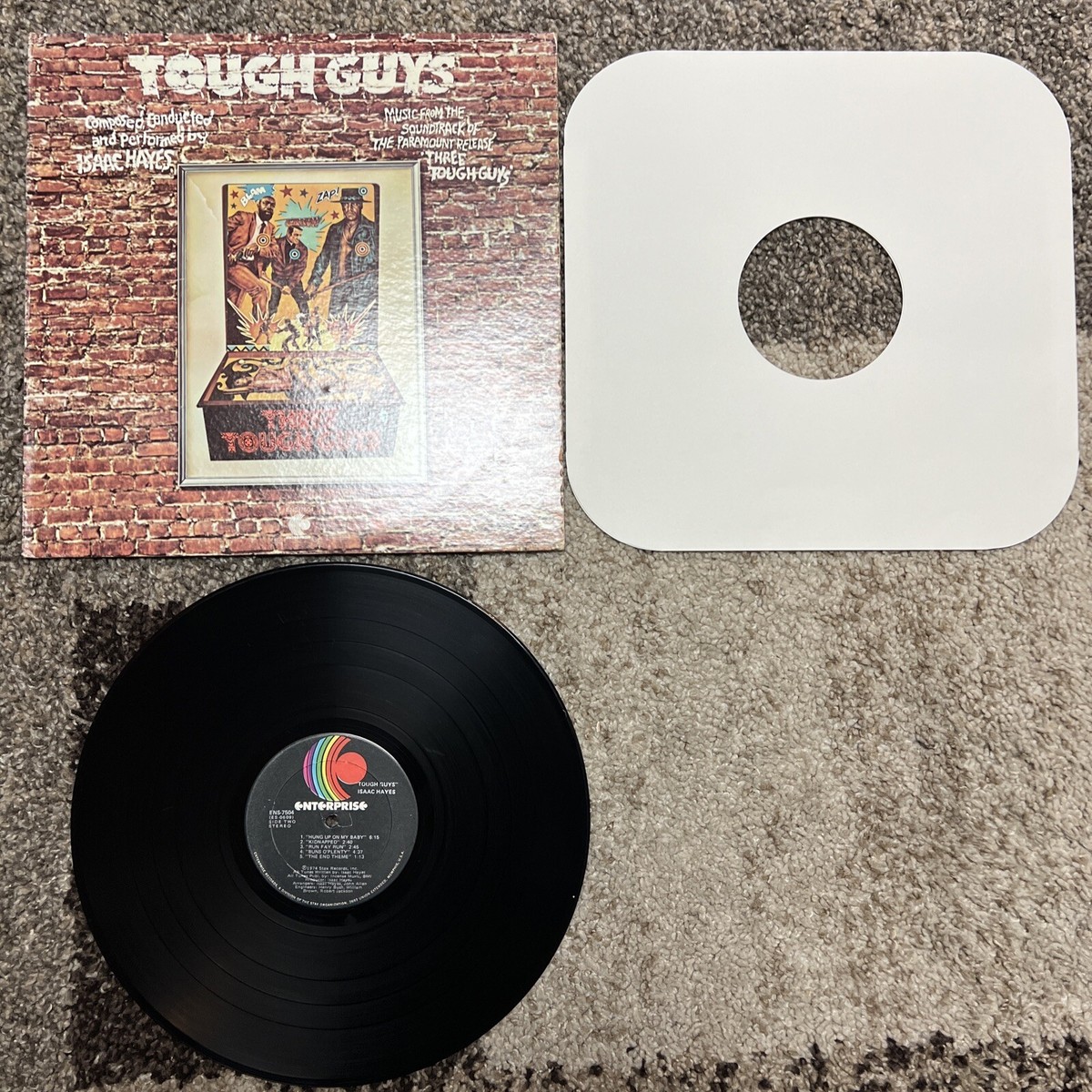 Isaac Hayes Tough Guys Vinyl LP 1974 Sonic First Pressing