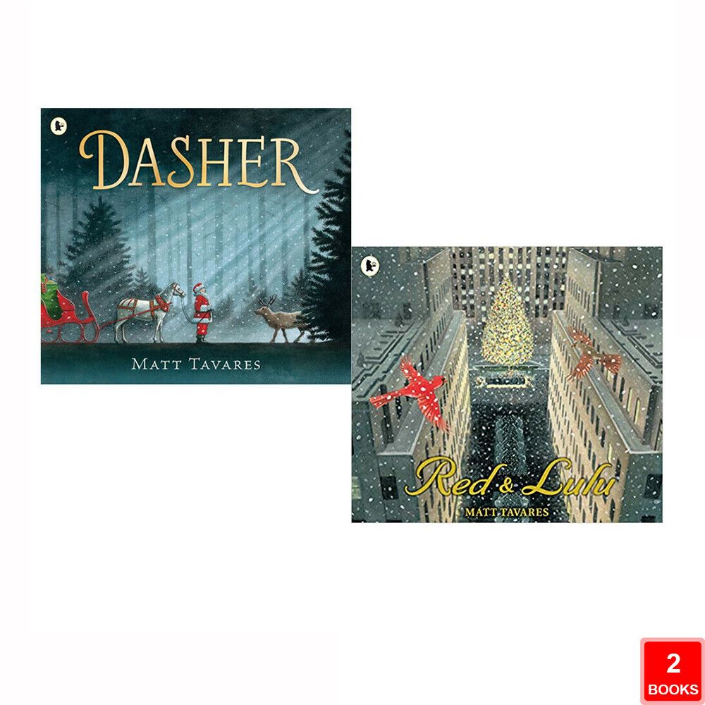Matt Tavares 2 Books Collection Set Dasher, Red and Lulu Paperback NEW