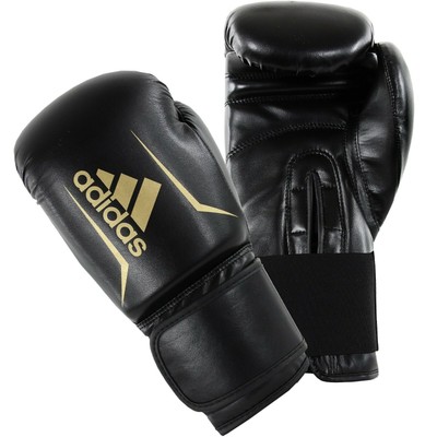 adidas boxing gloves black and gold
