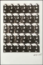 Andy Warhol * Mona Lisa * signed lithograph * limited # 16/100