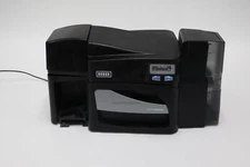 HID Fargo DTC4500e Single-Sided ID Card Printer Badge Maker Machine - READ
