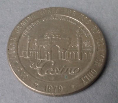 Vintage 1979 Casino Token Coin Freeport Grand Bahama Island