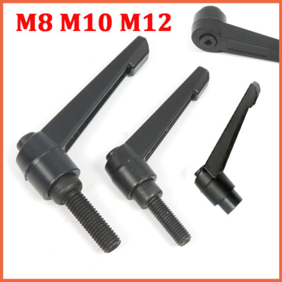 Machine Handle Adjustable Clamping Lever Male Female Knob M8 M10 M12 Thread