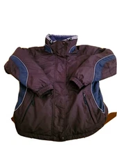 Women's Vintage Columbia Bugaboo Interchange 3-in-1 Jacket Size M Purple & Navy