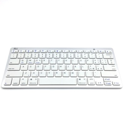 Rii BT09 Bluetooth - Ultradünne Tastatur für PC, Tablet, Smartphone, Smart TV
