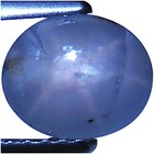 2.06 Ct Natural Star Sapphire Gemstone Colorless Oval Cut — photo 1