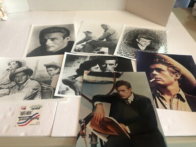 LOT of 7 James Dean Photos Picture Prints 8x10 Smoking, Head Shot & More #14